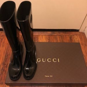 Gucci rain boots